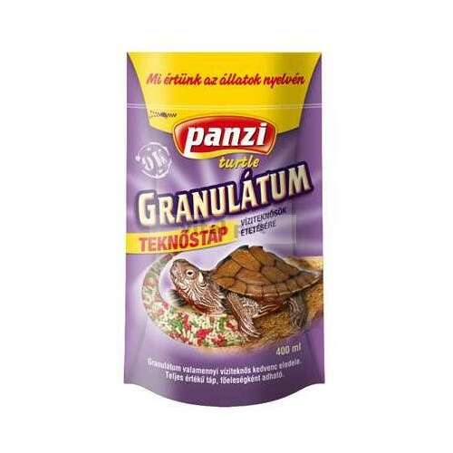 Panzi Teknős Granulátum - Vizi Teknősöknek - 400ml