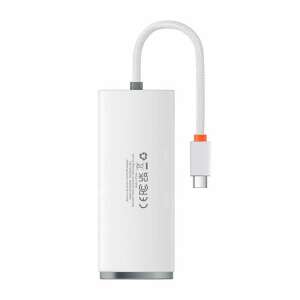 Baseus Lite Series Hub 4in1 adapter USB-C 4x USB 3.0 + USB-C 25cm fehér (WKQX030302) 72476226 