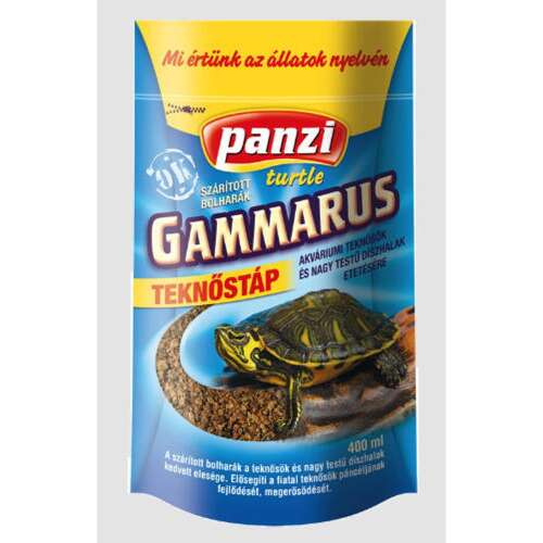 Panzi Gammarus Teknőstáp - Szárított Bolharák - 400 ml
