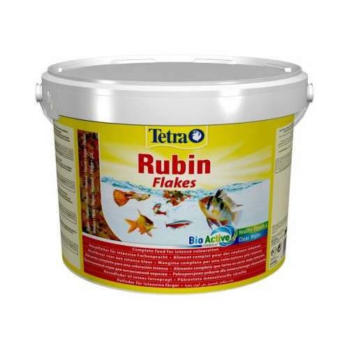 Tetra Rubin Flakes Fischfutter für intensive Färbung, 2,05 kg Eimer