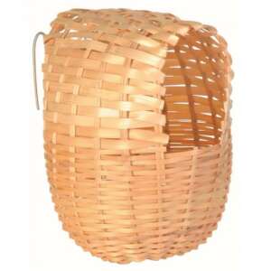 Trixie 5605 Pleciony Gniazdo dla Ptaków dla Zięb, Duże, Naturalne Bambus - Klatka dla ptaków