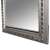 Close-up of the silver frame of the Malkia K128_38 wall mirror