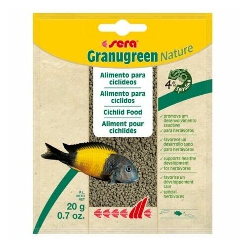SERA Granugreen Nature Cichlida Eledel - 20g 173815489 - Sera
