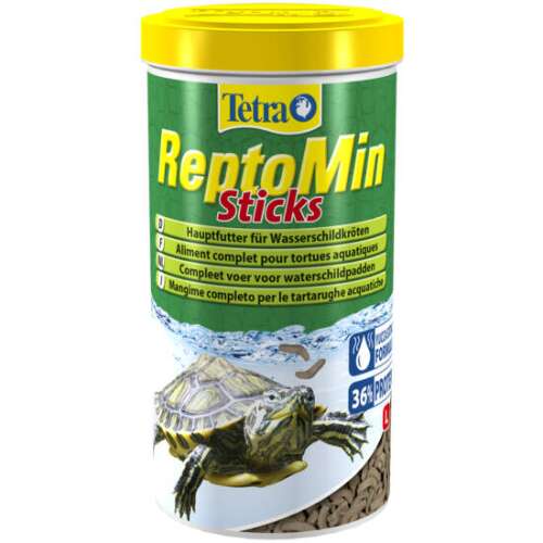 Tetra ReptoMin Sticks teknős táplálék, 100 ml, teljes értékű táplálék vízi teknősök számára