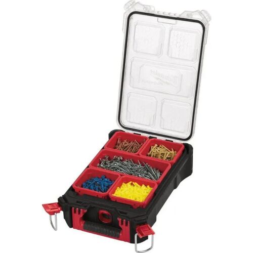 Milwaukee PACKOUT Medium Organizer with screws and nails