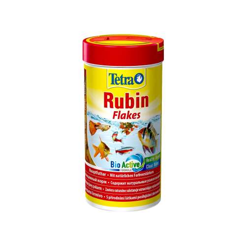 Tetra Rubin Flakes halétel, 250ml, a halak színének fokozására