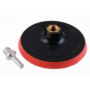 FESTA 125 mm Klett-Schleifteller mit 8 mm Adapter für Schleifscheiben - Zubehör für Schleifmaschinen