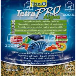 Tetra Pro Algae Multi Crisps Fischfutter für tropische Fische, 12g, mit Spirulina - Fischfutter