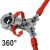 YATO PEX-AL-PEX Crimper - 360 Degree Rotating Head
