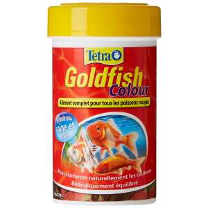 Hrană pentru pești Tetra Goldfish Colour, 100ml, hrană completă pentru toți peștii roșii de aur, intensifică culorile naturale, echilibrată biologic - Tetra