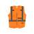 Milwaukee Láthatósági mellény, narancssárga, L/XL, 10 zseb, fényvisszaverő csíkok, biztonsági mellény