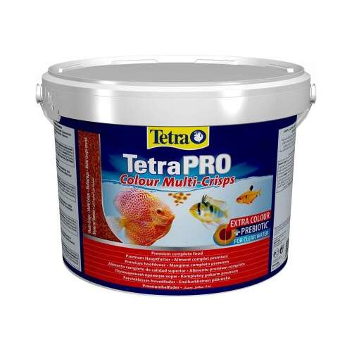 Tetra Pro Colour Multi-Crisps Haleleség, 1,9 kg, Prémium Teljes Élelem Díszhalak Számára - Tetra