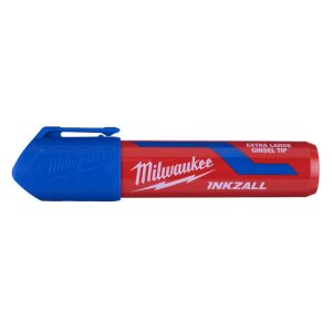 Milwaukee INKZALL XL blue permanent marker for concrete, wood, and plastic - Marker