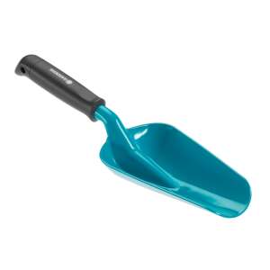 Gardena Large Flower Shovel, 12 cm wide, blue, black handle, for planting, transplanting, and digging - Planting Tool