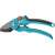 Gardena 8855-20 bypass pruning shears, blue and orange, with non-stick coating