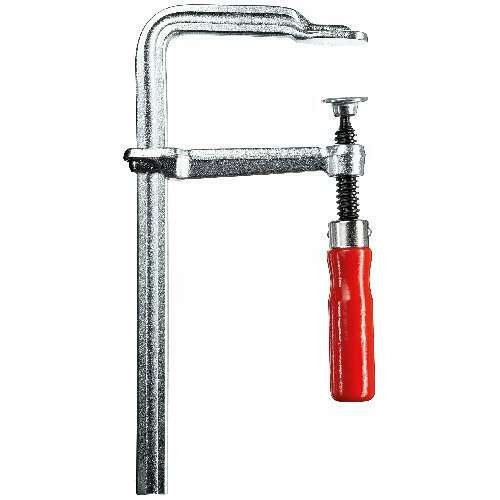 Bessey ClassiX GS16 szorító, 160 mm x 80 mm, 5000 N szorítóerő, acél, piros fogantyú