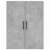 vidaXL betonszürke faliszekrény, 69,5x34x90 cm