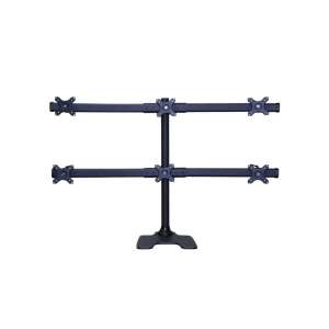 NewStar FPMA-D700DD6 10"-27" LCD TV/Monitor Desk Mount - Black (6 displays) 72506253 - NewStar