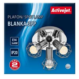 Activejet AJE-BLANKA 3PP Mennyezeti lámpa - Ezüst 72515379 