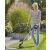 Woman using Gardena SmallCut 23/18V P4A cordless grass trimmer in garden