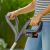 Gardena SmallCut 23/18V cordless grass trimmer ergonomic handle and battery