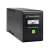 PowerWalker Line-Interactive 600VA 3x IEC C13 UPS, pohľad zo strany, čistá sínusová vlna, LCD displej