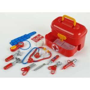 Theo Klein 4360 Arzt Spielset, rotes Arztkoffer für Kinder, Rollenspiel, Arzt Spielzeug, Rollenspiel, Arzt Spielzeug für Kinder, Arzt Set für Kinder, Arzt Spielzeug für Kinder, Arzt Spielset für Kinder - Klein