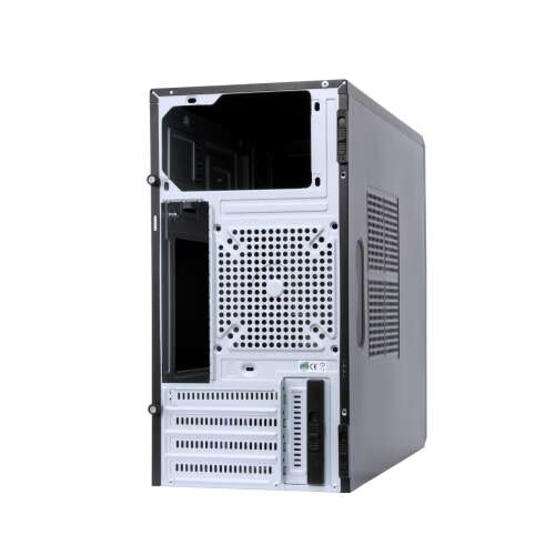 Компютърен корпус Chieftec CT-04B-350GPB, черен, заден изглед