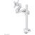 Newstar FPMA-D935G 10"-30" Uchwyt biurkowy do TV/Monitora - Srebrny 72521472