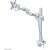 Newstar FPMA-D935G 10"-30" Uchwyt biurkowy do TV/Monitora - Srebrny 72521472