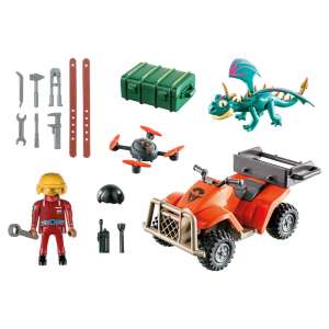 Playmobil - Dragons: The Nine Realms - Phil și Quad-ul 80126452 - Jocuri creative și de construcție