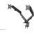 NEOMOUNTS DS70-700BL2 Držiak na 2 monitory s 3 kĺbmi, nosnosť 7 kg 133469011