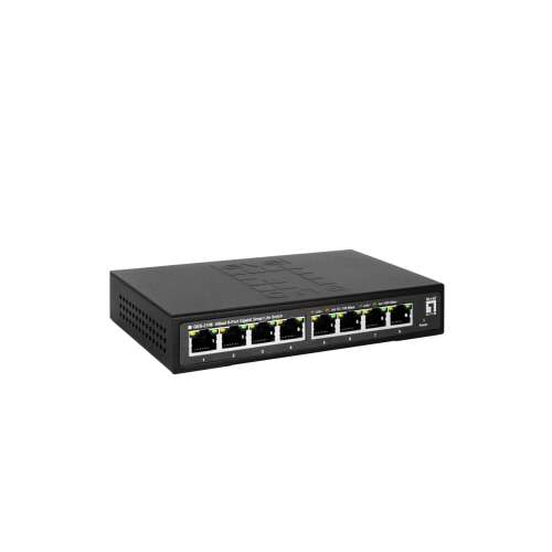 LevelOne GES-2108 мрежов суич Управляем L2 Gigabit Ethernet (10/100/1000) Черен (GES-2108) 72527475