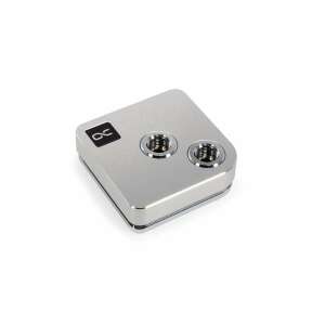 Alphacool Core 1 CPU Wasserkühler, silber, Draufsicht - Alphacool