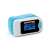 Oromed Oro-Pulse fingertip pulse oximeter, blue, close-up
