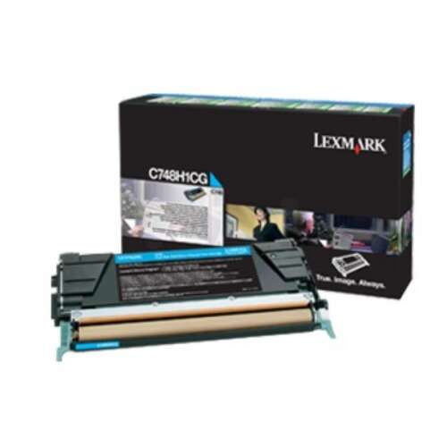 Lexmark C748H3CG Eredeti Toner Ciánkék