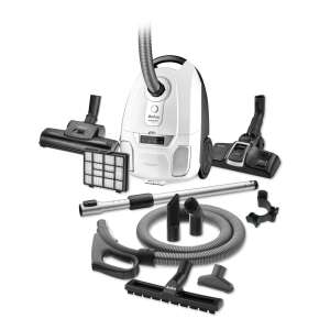 Amica Suracon VM7001 Beutelstaubsauger mit Zubehör, einschließlich einer Turbobürste, einer Fugendüse, einer Polsterdüse und vielem mehr - Staubsauger