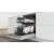 Whirlpool WI 7020 P beépíthető mosogatógép nyitott ajtóval konyhai környezetben