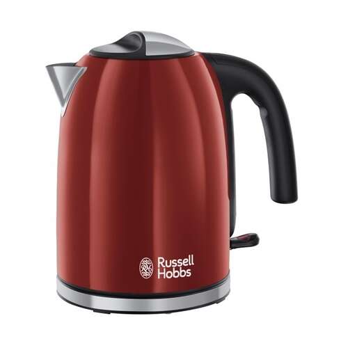 Russell Hobbs Colours Plus Flame Red Wasserkocher, 2400W, rot