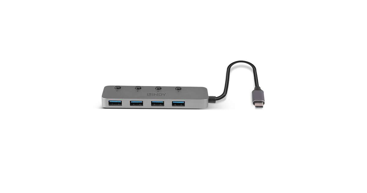 Lindy 43383 USB Type-C 3.2 HUB (4 port) 72537486