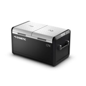 Dometic CFX3 75DZ hordozható kétzónás hűtőláda, 74L kapacitás, zárva - Dometic