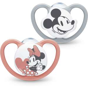 Nuk Space Disney Mickey & Minnie Mouse Játszócumi (2 db / csomag) 73768599 Nuk Cumik