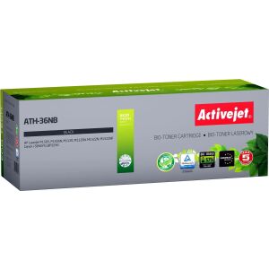 ActiveJet Eco Tech Czarny Toner - kompatybilny z HP CB436A / Canon CRG-713 - Komputer i akcesoria