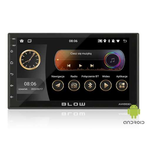 Radio samochodowe BLOW AVH-9930 z interfejsem Android