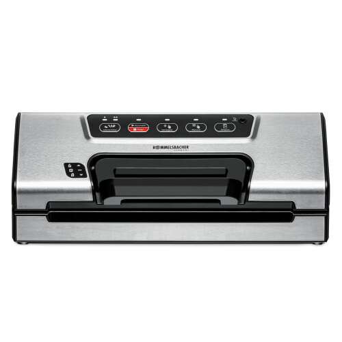 Вакуумно запечатващо устройство Rommelsbacher VAC 385, неръждаема стомана, черно, консервиране на храна, кухненски уред
