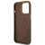Guess 4G Logo Plate MagSafe iPhone 14 Pro Case, Brown, inside view
