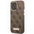 Guess 4G Logo Plate MagSafe iPhone 14 Pro Case, Brown, side view