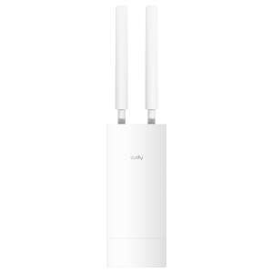 Cudy AP1300 Outdoor Access Point, weiß, zwei Antennen, Vorderansicht - Cudy