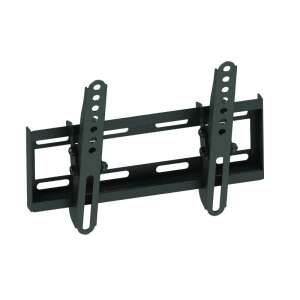 Black TV wall mount bracket, 25 degree tilt - TV Stand and Wall Mount