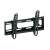 Black TV wall mount bracket, 25 degree tilt